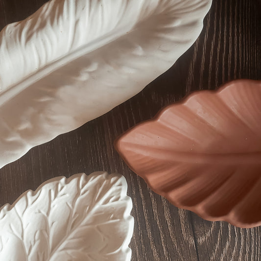 Ceramic leafs